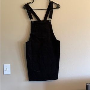 Corduroy overall dress